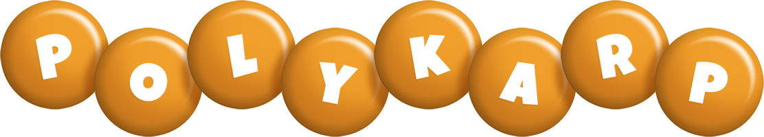 Polykarp candy-orange logo