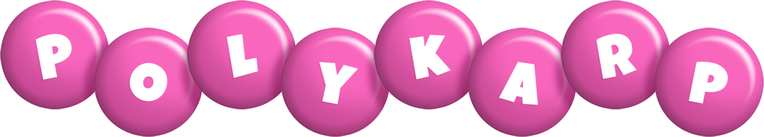 Polykarp candy-pink logo