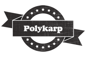 Polykarp grunge logo