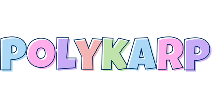 Polykarp pastel logo