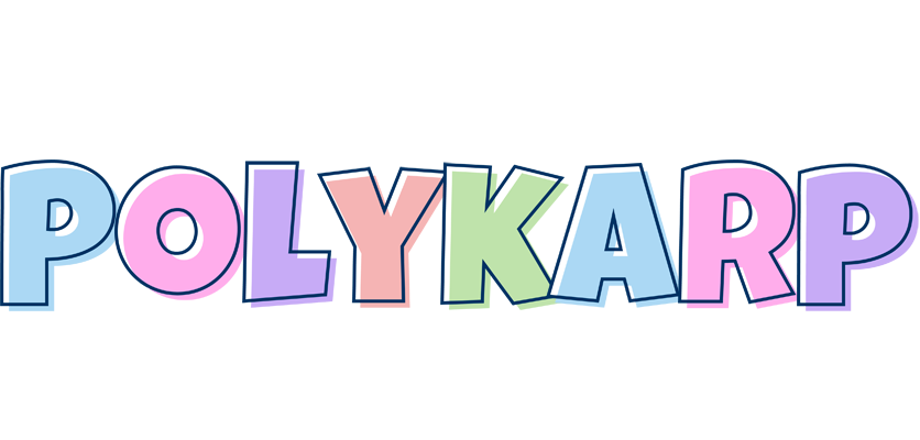 Polykarp pastel logo