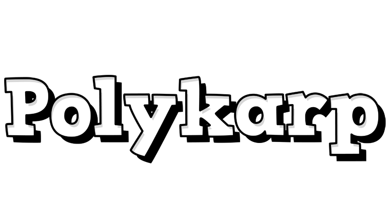 Polykarp snowing logo