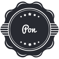 Pon badge logo