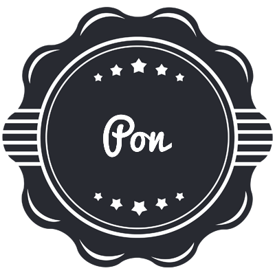Pon badge logo