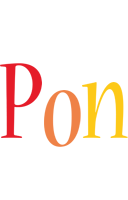 Pon birthday logo