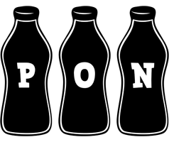 Pon bottle logo