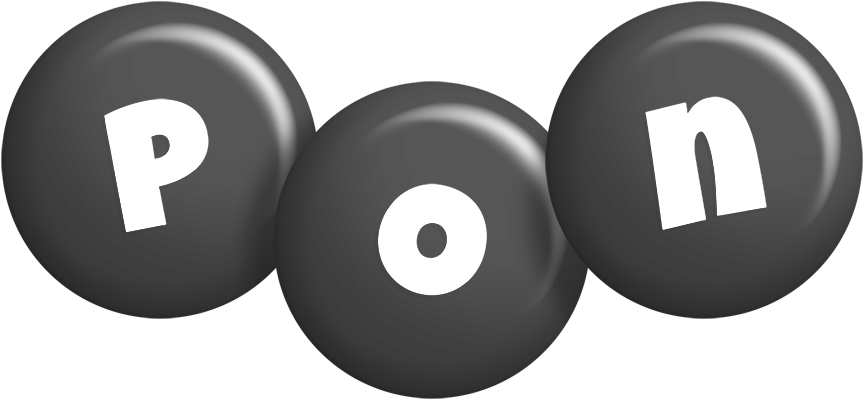 Pon candy-black logo