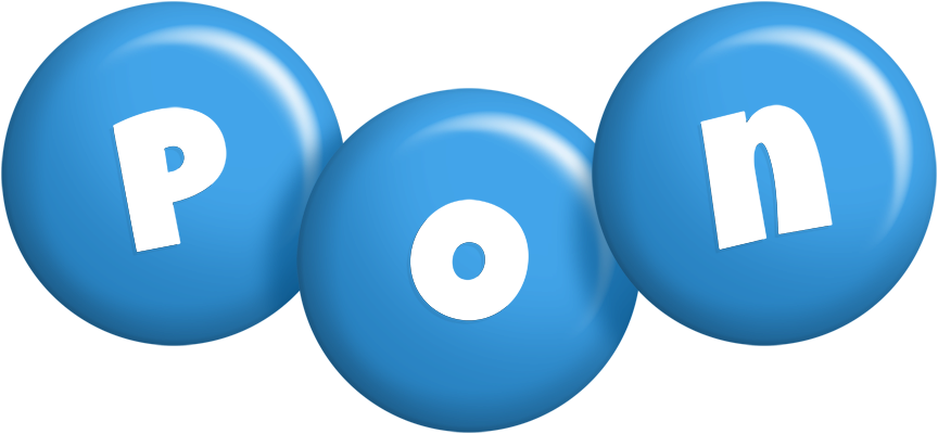 Pon candy-blue logo