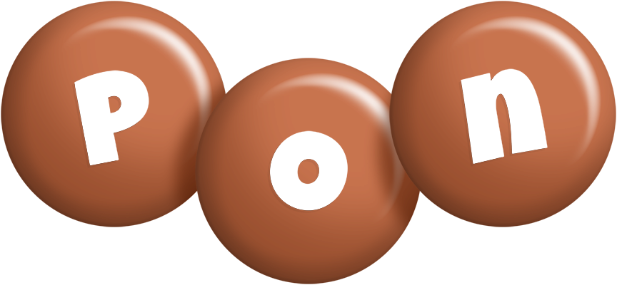Pon candy-brown logo