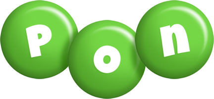 Pon candy-green logo
