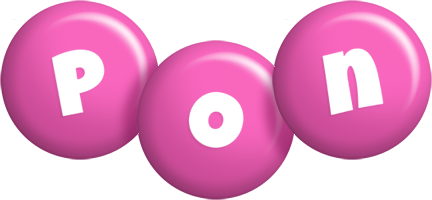 Pon candy-pink logo