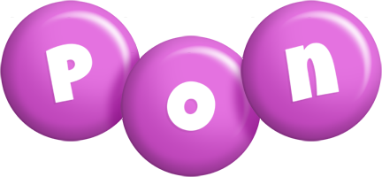 Pon candy-purple logo