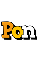 Pon cartoon logo