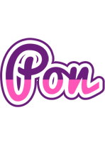 Pon cheerful logo