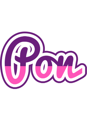 Pon cheerful logo