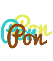 Pon cupcake logo