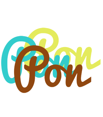 Pon cupcake logo