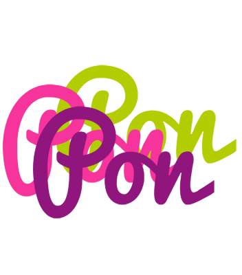 Pon flowers logo