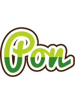 Pon golfing logo