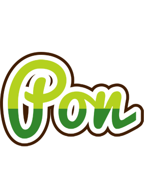 Pon golfing logo