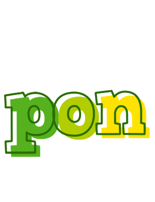 Pon juice logo