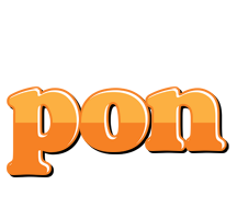 Pon orange logo