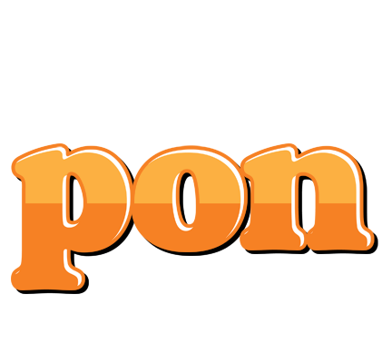 Pon orange logo