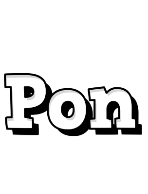 Pon snowing logo