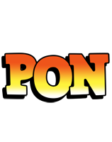 Pon sunset logo