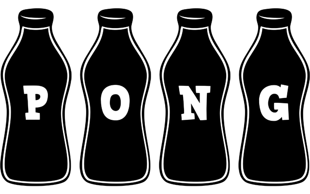 Pong bottle logo