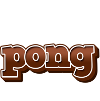 Pong brownie logo