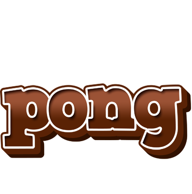Pong brownie logo