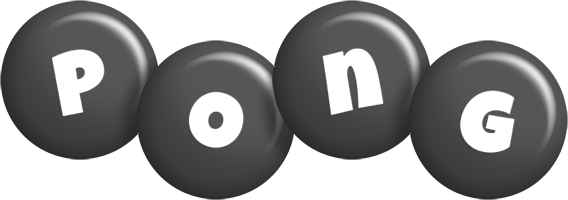 Pong candy-black logo