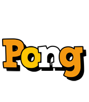 Pong cartoon logo