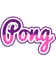 Pong cheerful logo