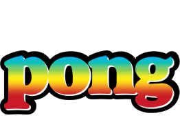 Pong color logo