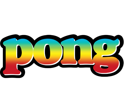 Pong color logo