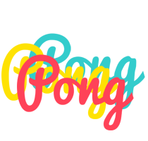 Pong disco logo