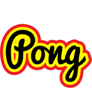 Pong flaming logo