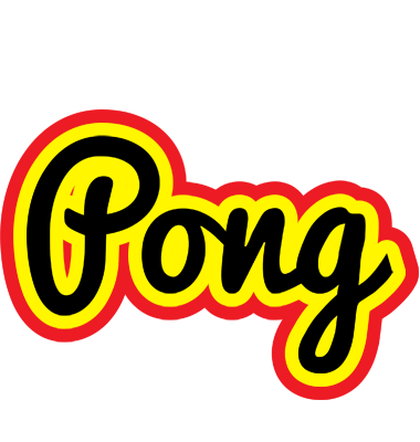 Pong flaming logo