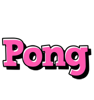 Pong girlish logo