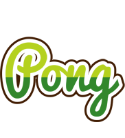 Pong golfing logo