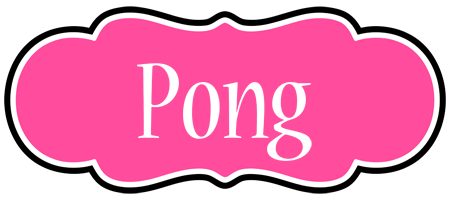 Pong invitation logo