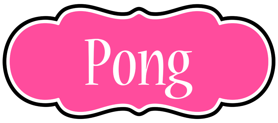 Pong invitation logo