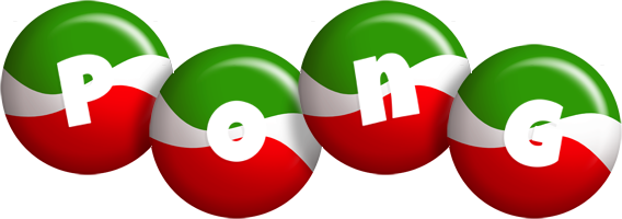 Pong italy logo
