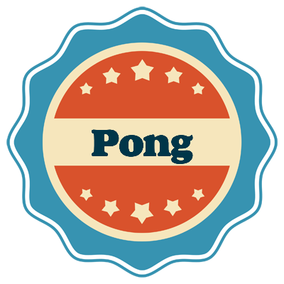 Pong labels logo