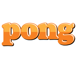 Pong orange logo