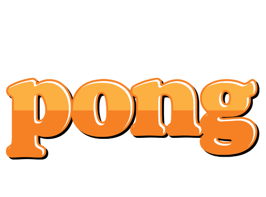 Pong orange logo