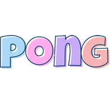 Pong pastel logo