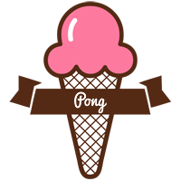 Pong premium logo